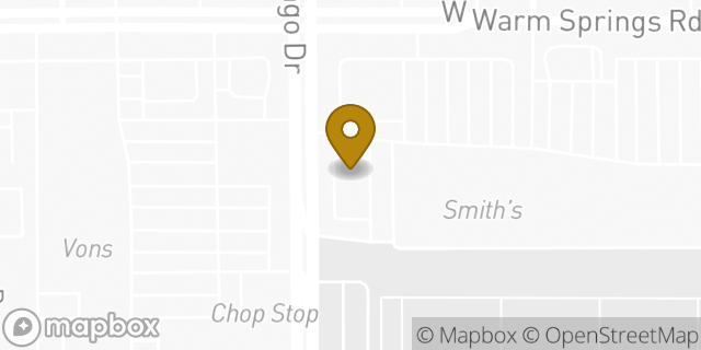 Map showing the location of Chase Bank in Las Vegas, NV 89113