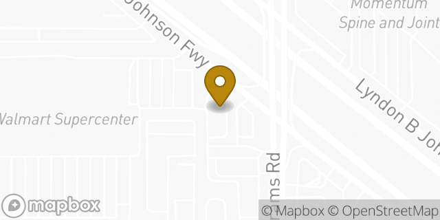 Map showing the location of Whataburger in Dallas, TX 75243