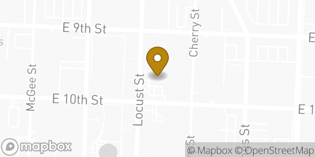 Map showing the location of Amazon Locker - Annual in Kansas City, MO 64106
