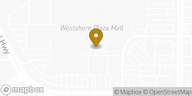 Map showing the location of Kids Foot Locker in Tampa, FL 33609