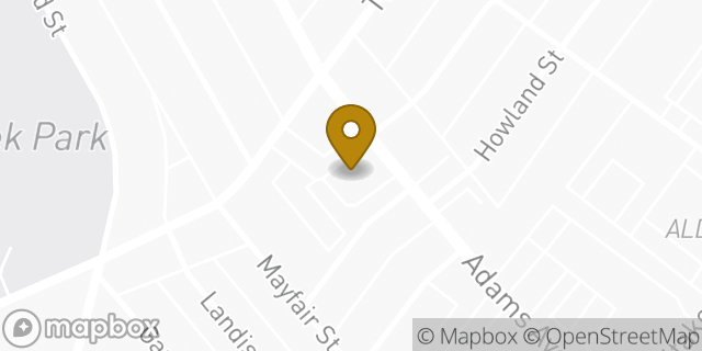 Map showing the location of McDonald's in Philadelphia, PA 19124