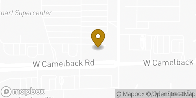 Map showing the location of The UPS Store in Glendale, AZ 85305