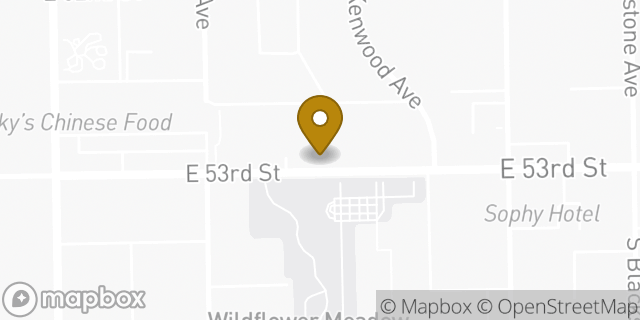 Map showing the location of Starbucks in Chicago, IL 60615