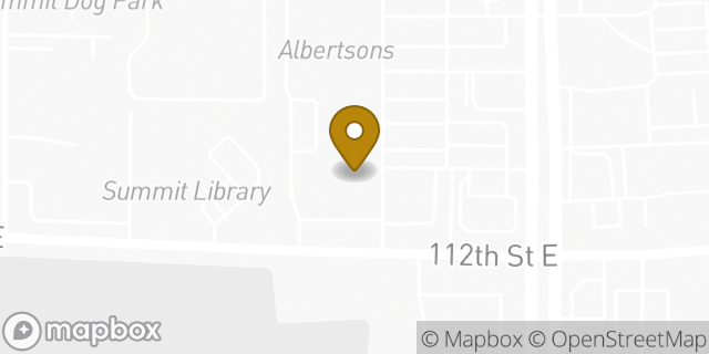 Map showing the location of Subway in Puyallup, WA 98373