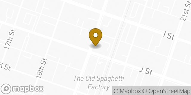 Map showing the location of Starbucks in Sacramento, CA 95811