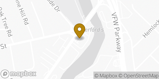 Map showing the location of ATM 7ELEVEN-FCTI in Dedham, MA