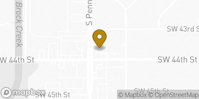 Map showing the location of Ezpawn (4408 South Pennsylvania Avenue, Oklahoma City) in Oklahoma City, OK 73119