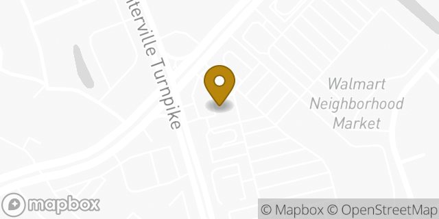 Map showing the location of Amazon Locker - Mel in Virginia Beach, VA 23464