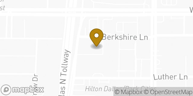 Map showing the location of Amazon Locker - Campanile in Dallas, TX 75225