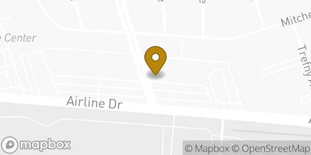 Map showing the location of Amazon Locker - Assembly in Metairie, LA 70003