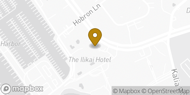 Map showing the location of Hertz in Honolulu, HI 96815