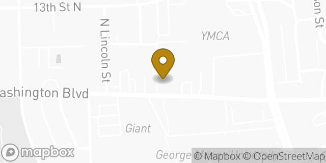 Map showing the location of American Legion Post 139 in Arlington, VA 22201