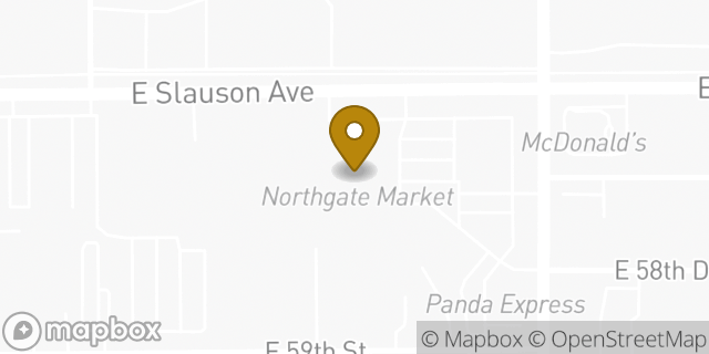 Map showing the location of Coinme in Los Angeles, CA 90011