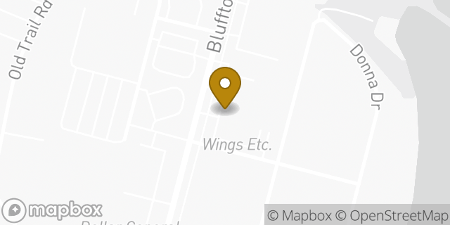 Map showing the location of Papa John's Pizza in Fort Wayne, IN 46809