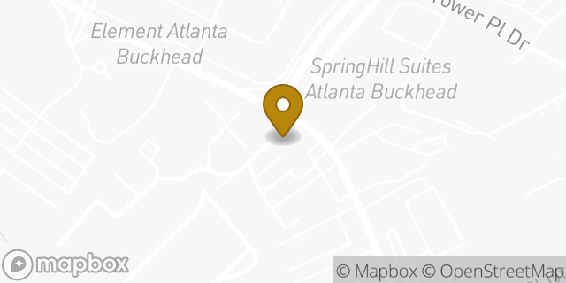 Map showing the location of Chipotle Mexican Grill in Atlanta, GA 30305