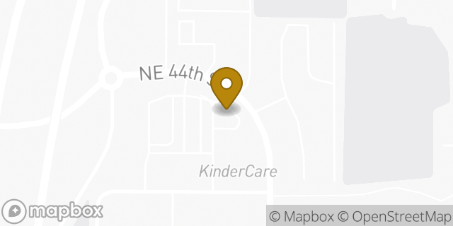 Map showing the location of Starbucks Coffee Company in Renton, WA 98056