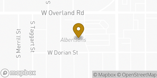 Map showing the location of Albertsons in Boise, ID 83705