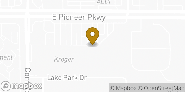 Map showing the location of Amazon Locker - Garand in Grand Prairie, TX 75051
