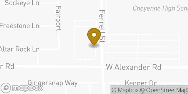 Map showing the location of The Church of Jesus Christ of Latter-day Saints in North Las Vegas, NV 89032