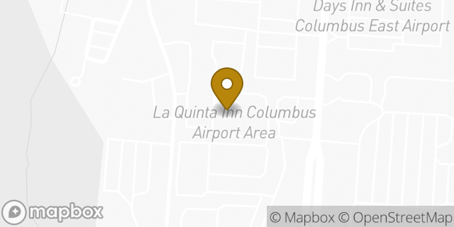 Map showing the location of La Quinta Inn in Reynoldsburg, OH 43068