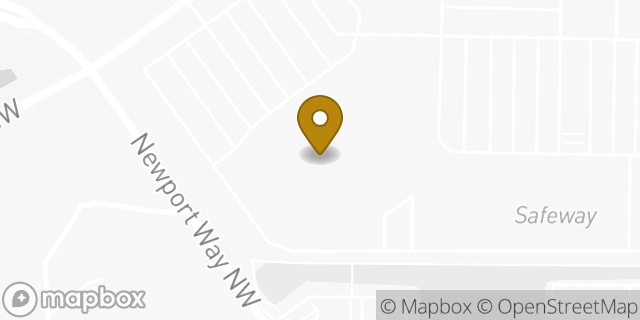 Map showing the location of Starbucks in Issaquah, WA 98027