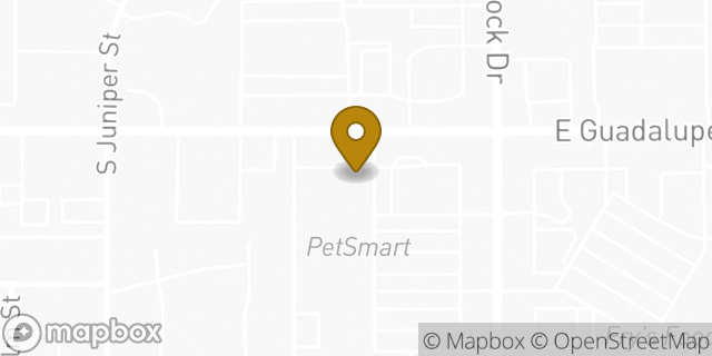 Map showing the location of Baskin-Robbins in Tempe, AZ 85283
