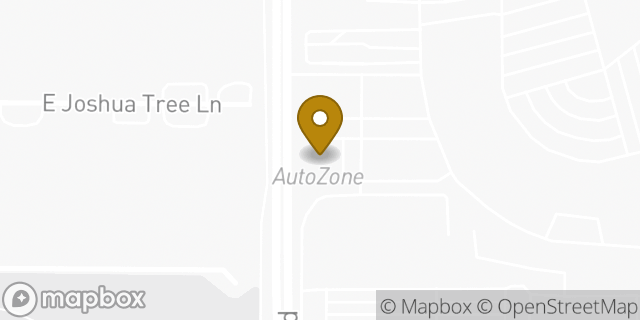 Map showing the location of AutoZone in Scottsdale, AZ 85250