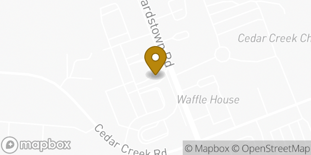 Map showing the location of Chipotle Mexican Grill in Louisville, KY 40291
