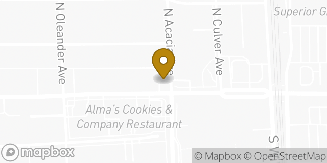 Map showing the location of 7-Eleven in Compton, CA 90220
