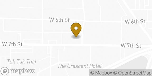 Map showing the location of ATM 7ELEVEN-FCTI in Fort Worth, TX 76107