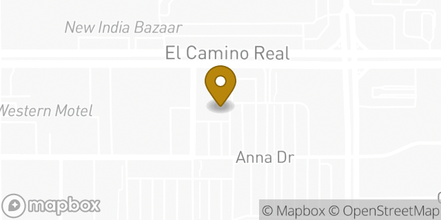 Map showing the location of Walgreens in Santa Clara, CA 95050