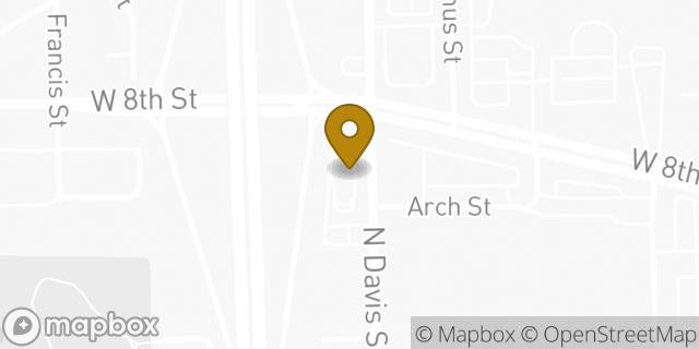 Map showing the location of McDonald's in Jacksonville, FL 32209