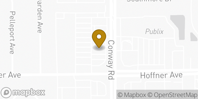 Map showing the location of CVS Pharmacy in Orlando, FL 32812