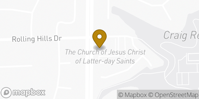 Map showing the location of The Church of Jesus Christ of Latter-day Saints in Fullerton, CA 92835