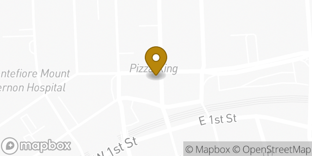 Map showing the location of McDonald's in Mt Vernon, NY 10550