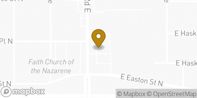 Map showing the location of QuikTrip in Tulsa, OK 74115