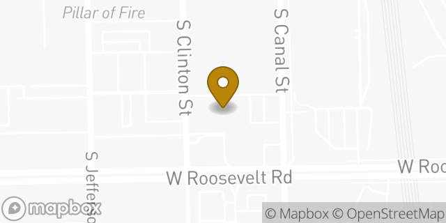 Map showing the location of Amazon Locker - Antenora in Chicago, IL 60607