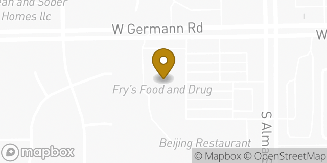 Map showing the location of ATM Fry's in Chandler, AZ 85286