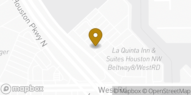 Map showing the location of Whataburger in Houston, TX 77064