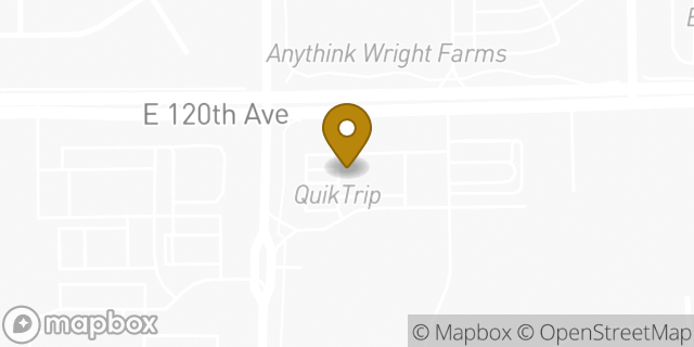 Map showing the location of Amazon Locker - Gaiters in Thornton, CO 80233