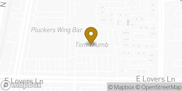 Map showing the location of Coinme in Dallas, TX 75206