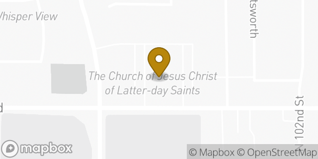 Map showing the location of The Church of Jesus Christ of Latter-day Saints in Mesa, AZ 85207