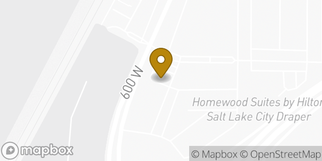 Map showing the location of Starbucks in Draper, UT 84020