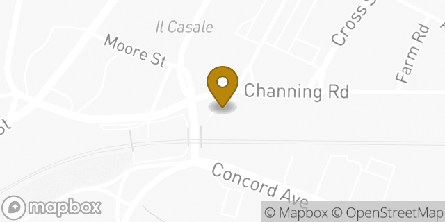 Map showing the location of Chase ATM in Belmont, MA 02478