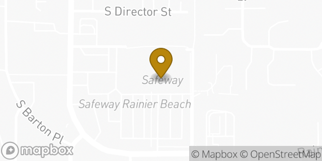 Map showing the location of Coinme in Seattle, WA 98118