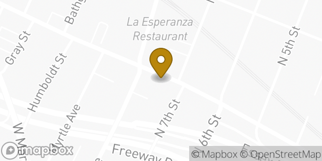 Map showing the location of Amazon Locker - Enthusiast in Newark, NJ 07107