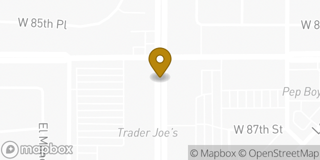Map showing the location of HomeGoods in Los Angeles, CA 90045