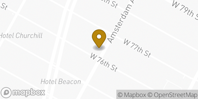 Map showing the location of Equinox in New York, NY 10024