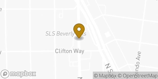 Map showing the location of Uber West Hollywood in Los Angeles, CA 90048