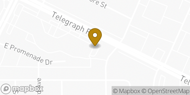 Map showing the location of Starbucks in Santa Fe Springs, CA 90670